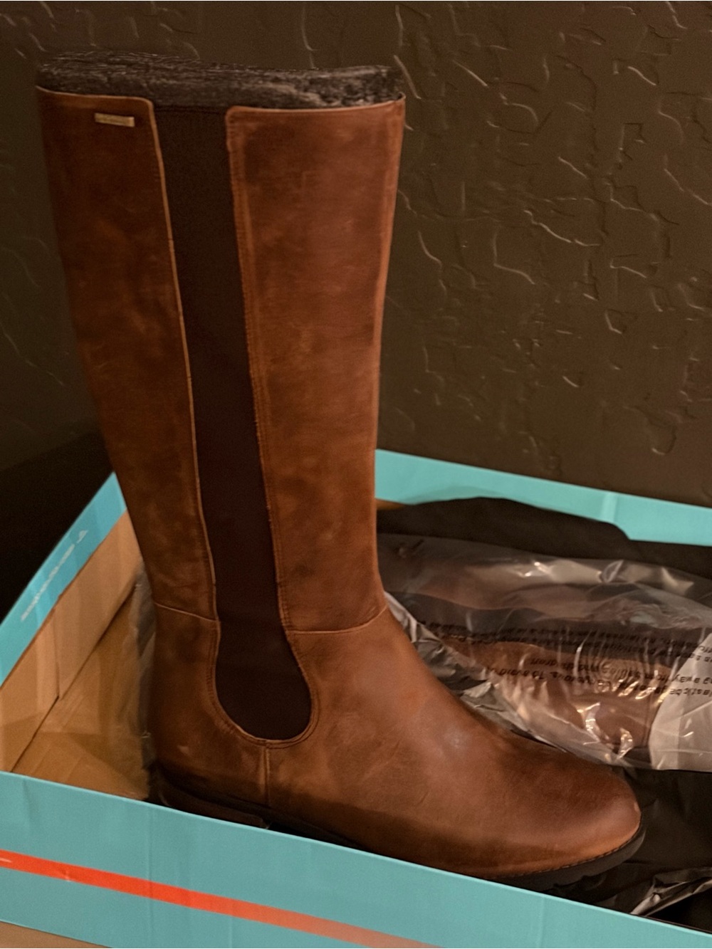 Rockport Brown Tall Suede Riding Boots